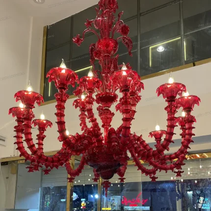 لوستر مدل مورانو سایز 18 شاخه