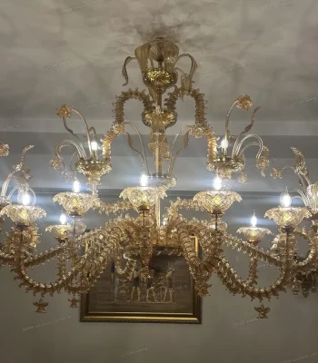 لوستر مدل اوال مورانو سایز 12 شاخه