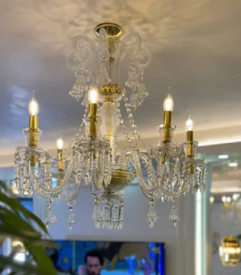 لوستر مدل باکارا گرید A Plus سایز 8 شاخه