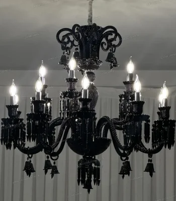 لوستر مدل باکارا سایز 15 شاخه بدون شید