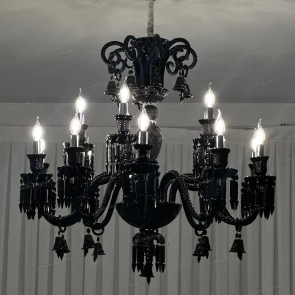 لوستر مدل باکارا سایز 15 شاخه بدون شید