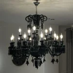 لوستر مدل باکارا سایز 15 شاخه بدون شید