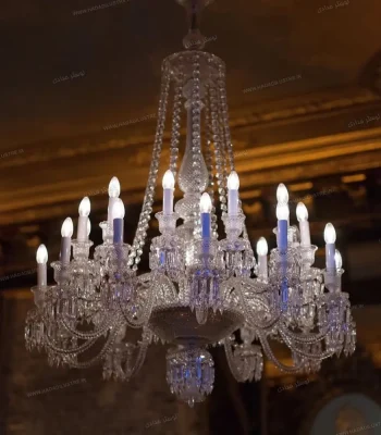 لوستر مدل باکارا سایز 32 شاخه کپی برابر اورجینال