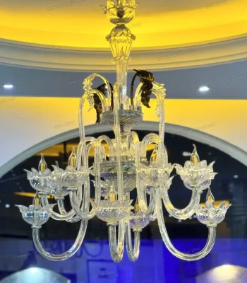 لوستر مدل مورانو 120 سانت سایز 12 شاخه