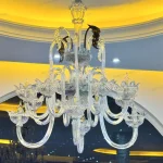 لوستر مدل مورانو 120 سانت سایز 12 شاخه