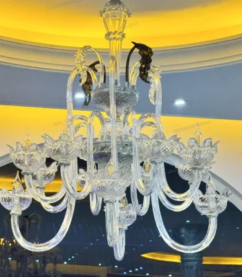 لوستر مدل مورانو 120 سانت سایز 12 شاخه