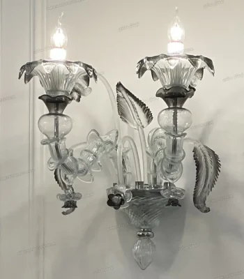 دیوارکوب مدل مورانو سایز 2 شاخه