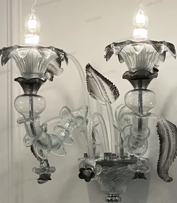 دیوارکوب مدل مورانو سایز 2 شاخه