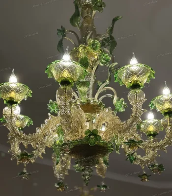 لوستر مدل مورانو رزونیکا لوتوس سایز 8 شاخه