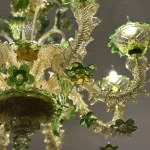 لوستر مدل مورانو رزونیکا لوتوس سایز 8 شاخه