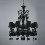 لوستر مدل باکارا سایز 8 شاخه به همراه شید