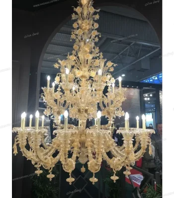 لوستر مدل مورانو سایز 24 شاخه