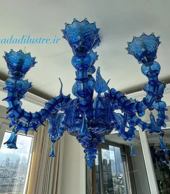 لوستر مدل مورانو رزونیکا سایز 8 شاخه