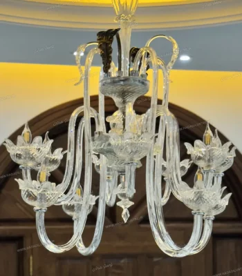 لوستر مدل مورانو آبشاری سایز 12 شاخه