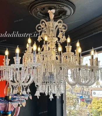 لوستر مدل باکارا گرید A Plus سایز 24 شاخه