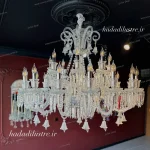 لوستر مدل باکارا گرید A Plus سایز 24 شاخه
