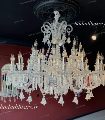 لوستر مدل باکارا گرید A Plus سایز 24 شاخه