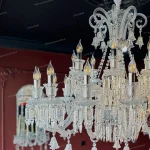 لوستر مدل باکارا سفید گرید A Plus سایز 24 شاخه