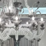 لوستر مورانو مدل رزونیکا سایز 12 شاخه