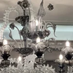 لوستر مورانو مدل رزونیکا سایز 12 شاخه