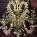 لوستر مورانو نیو فیس مدل دل سایز 8 شاخه