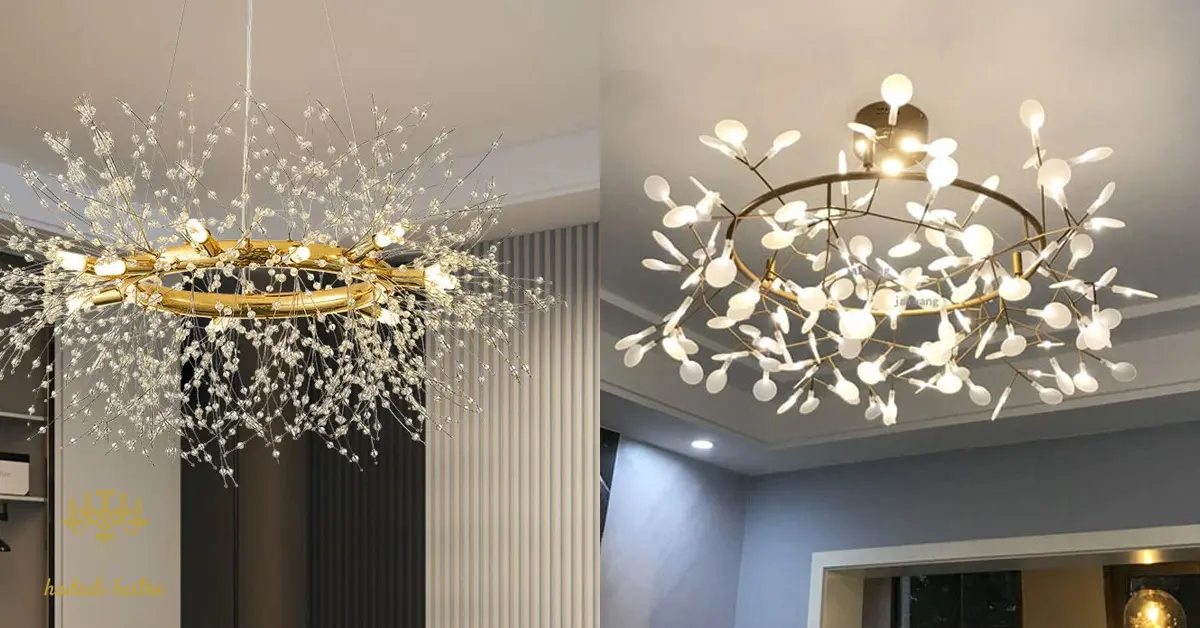 انتخاب لوسترهای لوکس مناسب برای هر فضا