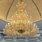 لوستر باکارا سایز 90 شاخه